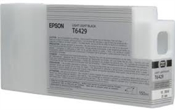 Epson T6429 ( T642900 ) OEM Light Light Black Inkjet Cartridge for the Epson Stylus Pro 7900/9900 Printers<br>Yield: 150 ml