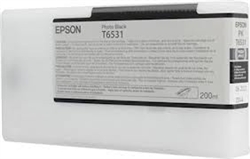Epson T6531 ( T653100 ) OEM Photo Black Inkjet Cartridge for the Epson Stylus Pro 4900 inkjet printers (200 ml of ink)