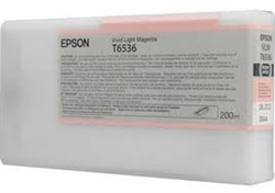 Epson T6536 ( T653600 ) OEM Vivid Light Magenta Inkjet Cartridge for the Epson Stylus Pro 4900 inkjet printers (200 ml of ink)