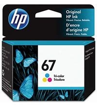 HP 67 ( 3YM55AN ) OEM 3-Color Ink Cartridge