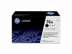 HP 92274A OEM Black Toner Cartridge; 3K Pgs