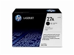 HP C4127A ( 27A ) OEM Black Toner Cartridge; 6,000 Pgs