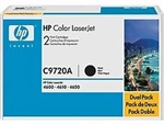 HP C9720AD ( 641A ) OEM Black Laser Toner Cartridge; 9,000 Pgs; Pack of 2