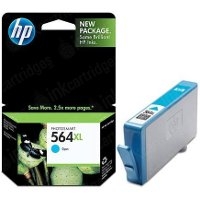 HP 564 XL ( CB323WN ) OEM Cyan High Capacity InkJet Cartridge