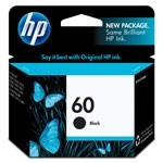 HP 60 ( CC640WN ) OEM Black InkJet Cartridge