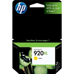 HP 920 XL ( CD974AN ) OEM Yellow High Capacity InkJet Cartridge