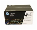 HP CE250XD ( 504X ) OEM Black High Yield Laser Toner Cartridge; 10,500 Pgs; Pack of 2