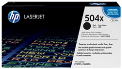 HP CE250X ( 504X ) OEM Black High Yield Laser Toner Cartridge