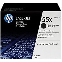HP CE255X ( 55X ) OEM Black High Capacity Laser Toner Cartridge (Dual Pack)
