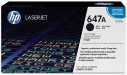 HP CE260A ( 647A ) OEM Black Laser Toner Cartridge