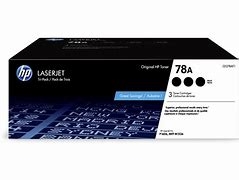 HP CE278AT1 ( 78A ) OEM Black Laser Toner Cartridge; Pack of 3