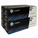 HP CE285A ( 85A ) OEM Black Laser Toner Cartridge (Dual Pack)