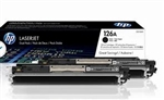 HP CE310AD ( 126A ) OEM Black Laser Toner Cartridge; 1,200 Pgs; Pack of 2