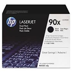 HP CE390X ( 90X ) OEM Black High Yield Laser Toner Cartridge (Dual Pack)
