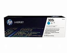 HP CE411L ( 305A ) OEM Economy Cyan Laser Toner Cartridge; 1,400 Pgs