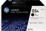 HP CE505A ( 05A ) OEM Laser Toner Cartridge (Dual Pack)