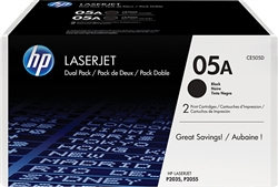 HP CE505A ( 05A ) OEM Laser Toner Cartridge (Dual Pack)