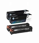 HP CF210XD ( 131A ) OEM Black High Yield Laser Toner Cartridge; 2,400 Pgs; Pack of 2