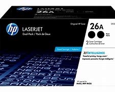 HP CF226AD1 ( 26A ) OEM Black Laser Toner Cartridge; 3,100 Pgs; Pack of 2