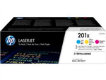 HP CF253XM ( 201X ) OEM Colour Combo Pack contains one each of CF401X Cyan, CF402X Yellow, CF403X Cyan