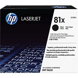 HP CF281X ( 81X ) OEM Black High Yield Laser Toner Cartridge