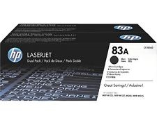 HP CF283A ( 83A ) OEM Black Laser Toner Cartridge (Dual Pack)
