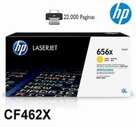 HP CF462X ( 656X ) OEM Yellow Toner Cartridge; 22,000 Pgs