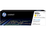 HP CF502X (202X) OEM Yellow High Yield Laser Toner Cartridge