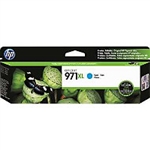 HP 971 XL (CN626AM) OEM Cyan High Yield Ink Jet Cartridge