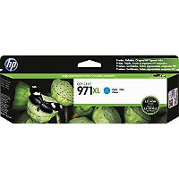 HP 971 XL (CN626AM) OEM Cyan High Yield Ink Jet Cartridge