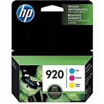 HP 920 ( N9H55FN ) OEM Combo Pack; Cyan/Magenta/Yellow