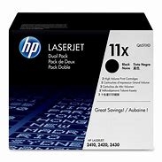 HP Q6511XD ( 11X ) OEM Black High Capacity Laser Toner Cartridge; 12,000 Pgs; Pack of 2