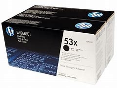 HP Q7553XD ( 53X ) OEM Black High Capacity Laser Toner Cartridge; 7,000 Pgs; Pack of 2