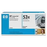 HP Q7553X ( 53X ) OEM Black High Capacity Laser Toner Cartridge