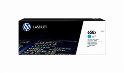 HP W2001X ( 658X ) OEM Cyan High Yield Toner Cartridge; 28,000 Pgs