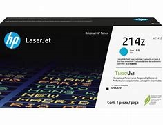HP W2141Z ( 214Z ) OEM Cyan Toner Cartridge; 26,000 Pgs