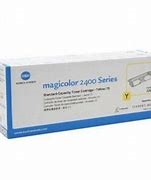 Konica Minolta 1710587-001 OEM Yellow Toner; 1500 Pages; For 120V Ptrs