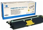 Konica Minolta 1710589-001 OEM Yellow Toner; 1500 Pages; For 220V Ptrs