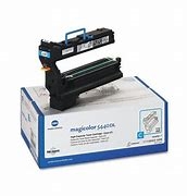 Konica Minolta 1710602-008 OEM Cyan High Yield Toner; 12K Pages; For 120V Ptrs
