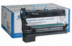 Konica Minolta 1710604-004 OEM Cyan Toner; 6K Pages; For 220V Ptrs