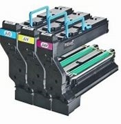 Konica Minolta 1710606-002 OEM Combo Pack; Hi Capacity Toner; 1ea Clr; 220V