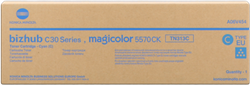 Konica Minolta TN-318C ( TN318C ) ( A0DK433 ) OEM Cyan Laser Toner Cartridge