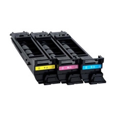 Konica Minolta A0DKJ52 OEM Value Pack; 1ea C/M/Y; 220V Ptr
