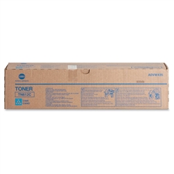 Konica Minolta TN-612C ( TN612C ) ( A0VW430 ) OEM Cyan Toner Cartridge; 26,500 Pages