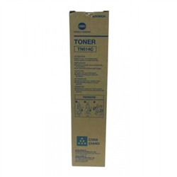 Konica Minolta TN-614C ( TN614C ) ( A0VW434 ) OEM Cyan Laser Toner Cartridge