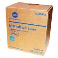 Konica Minolta TNP22C ( A0X5432 ) OEM Cyan Laser Toner Cartridge
