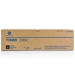 Konica Minolta TN-616K ( TN616K ) ( A1U9130 ) OEM Black Laser Toner Cartridge