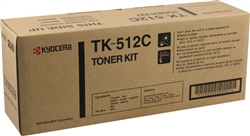 Kyocera TK-512C ( TK512C ) ( 1T02F3CUS0 ) OEM Cyan Laser Toner Cartridge