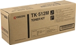 Kyocera TK-512M ( TK512 ) ( 1T02F3BUS0 ) OEM Magenta Laser Toner Cartridge