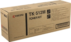 Kyocera TK-512M ( TK512 ) ( 1T02F3BUS0 ) OEM Magenta Laser Toner Cartridge